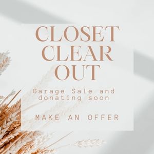 Closet Clear Out
